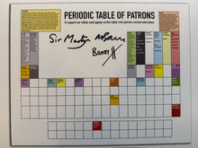 Load image into Gallery viewer, Periodic Table of Patrons (signed)
