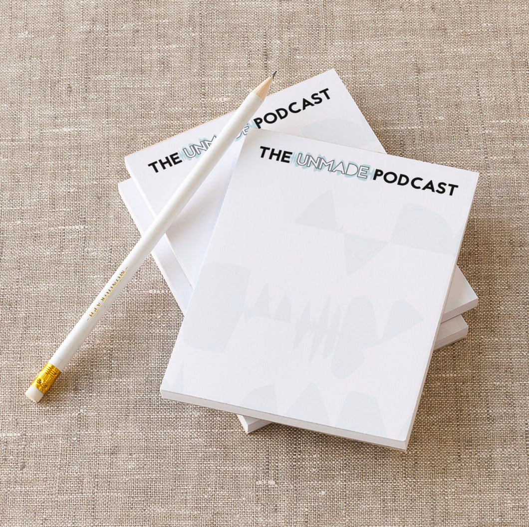 Unmade Podcast Notepad (ideal for shopping lists)